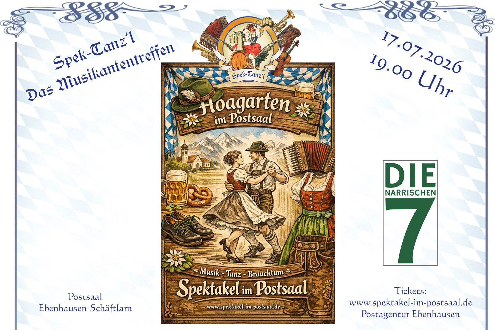 Spek-Tanz'l - Das Musikantentreffen im Postsaal Ebenhausen