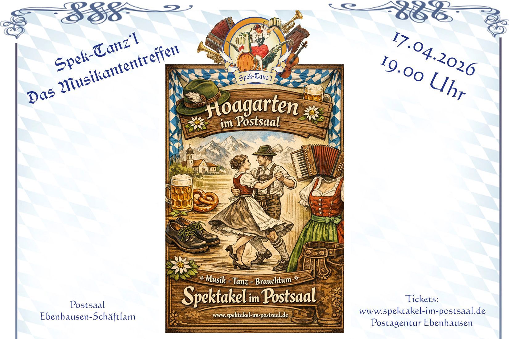 Spek-Tanz'l - Das Musikantentreffen im Postsaal Ebenhausen