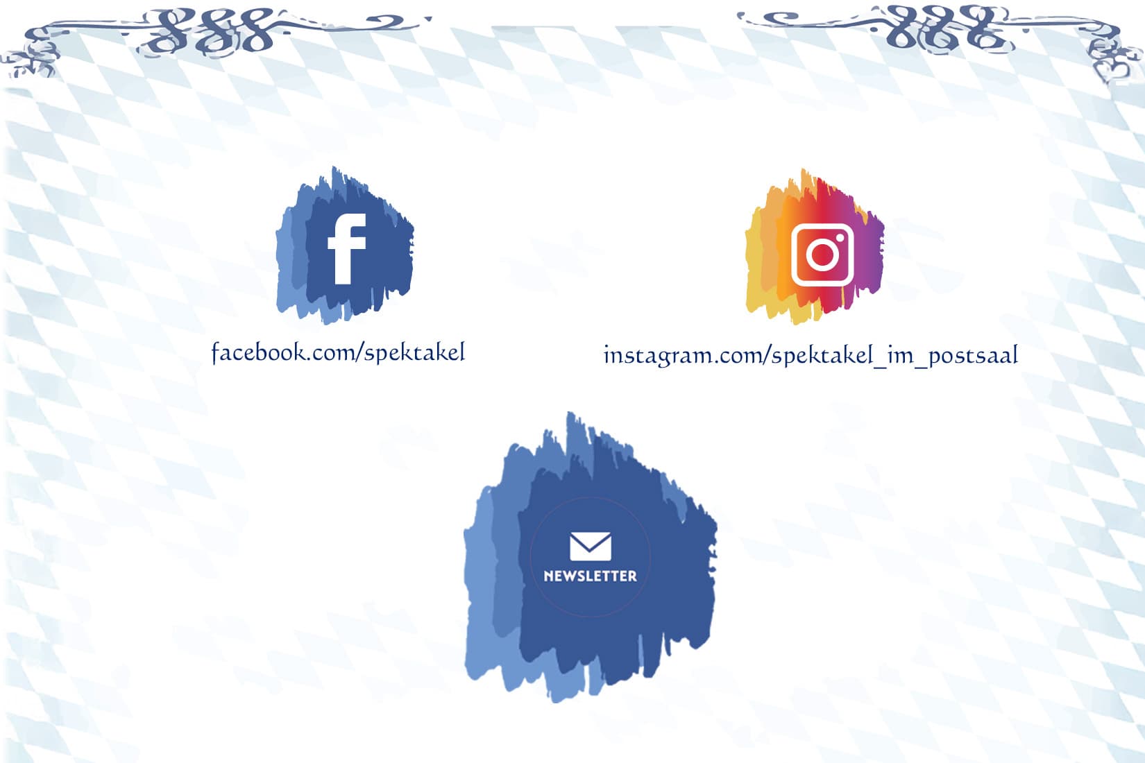 Immer auf dem Laufenden: Social Media & Newsletter