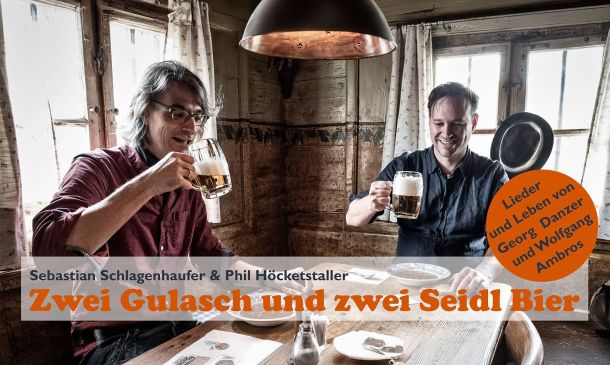 Zwei Gulasch und zwei Seidl Bier im Postsaal Ebenhausen