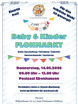 Baby- und Kinder Flohmarkt im Postsaal Ebenhausen-Schäftlarn