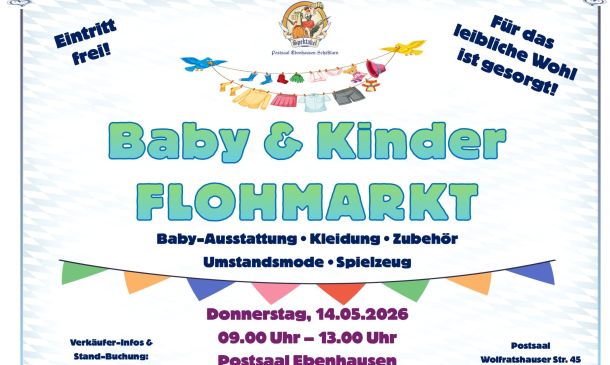 Baby- und Kinder Flohmarkt im Postsaal Ebenhausen