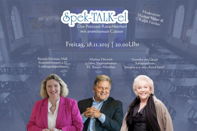 Spek-TALK-el im Postsaal Ebenhausen